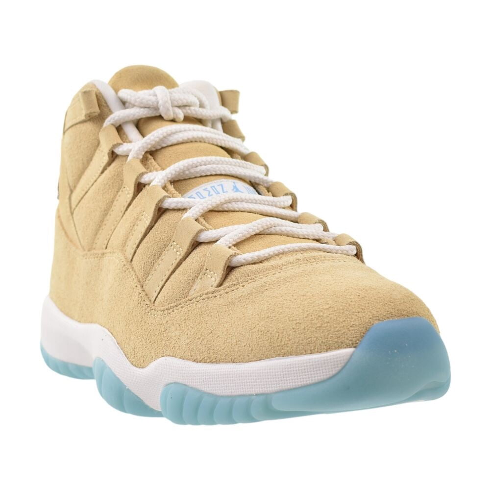Nike Air Jordan 11 Retro Suede Mens Shoes Size 10, Color: Canvas/Metallic Silver
