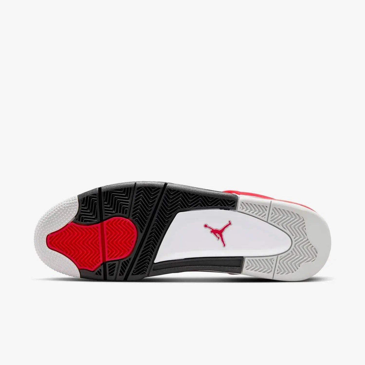 Nike Men’s Air Jordan 4 Retro ‘Red Cement’ (2023), White/Fire Red/Black/Neutral Grey