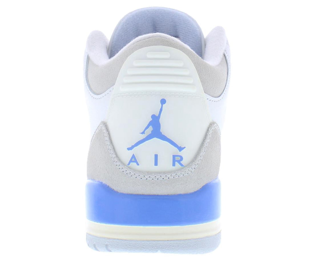 Men's Jordan 3 Retro "Lucky Shorts" Smmt Wht/Hydrogen Blue (CT8532 101) - 12