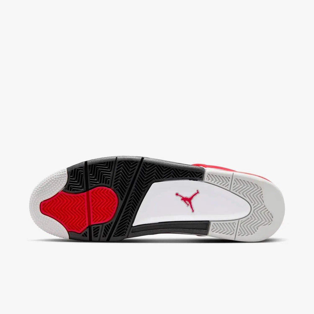 Nike Men’s Air Jordan 4 Retro ‘Red Cement’ (2023), White/Fire Red/Black/Neutral Grey