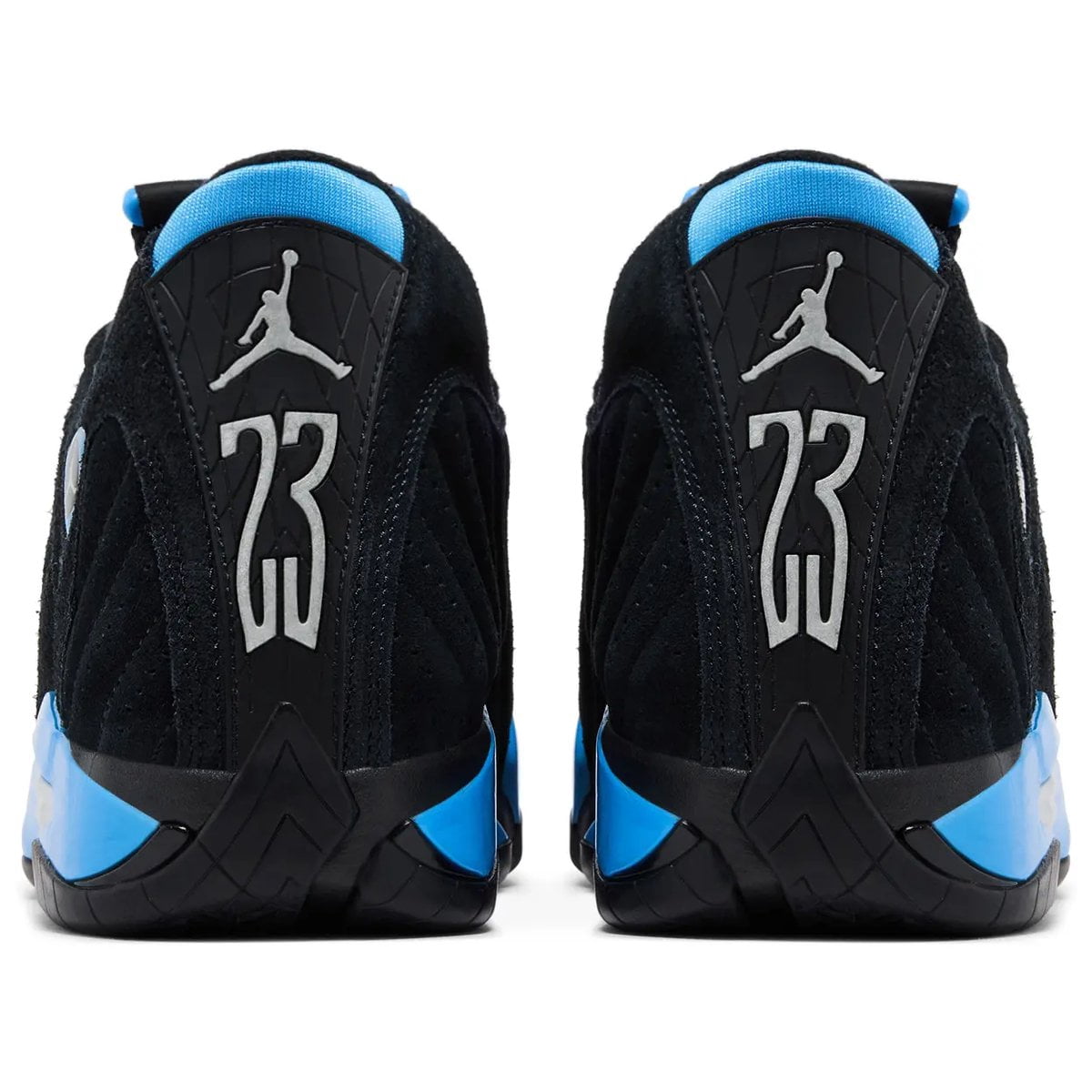 Air Jordan 14 Retro Men's Shoes Black/White-University Blue 487471-007