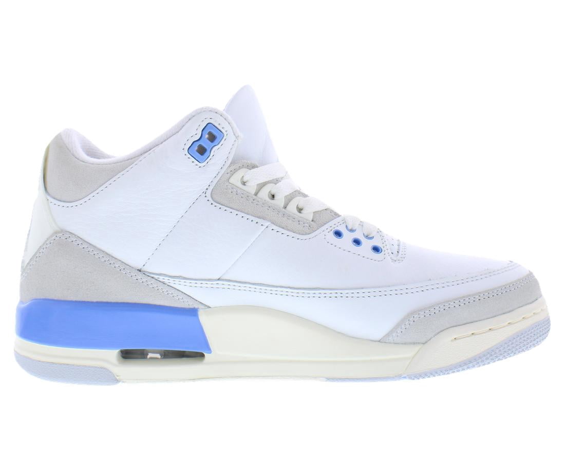 Men's Jordan 3 Retro "Lucky Shorts" Smmt Wht/Hydrogen Blue (CT8532 101) - 12