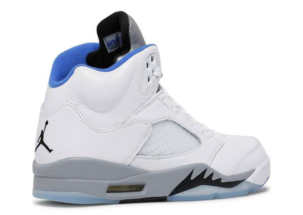 Air Jordan; Casual Dress Shoes Retro Stealth, White/Hyper, 9.5