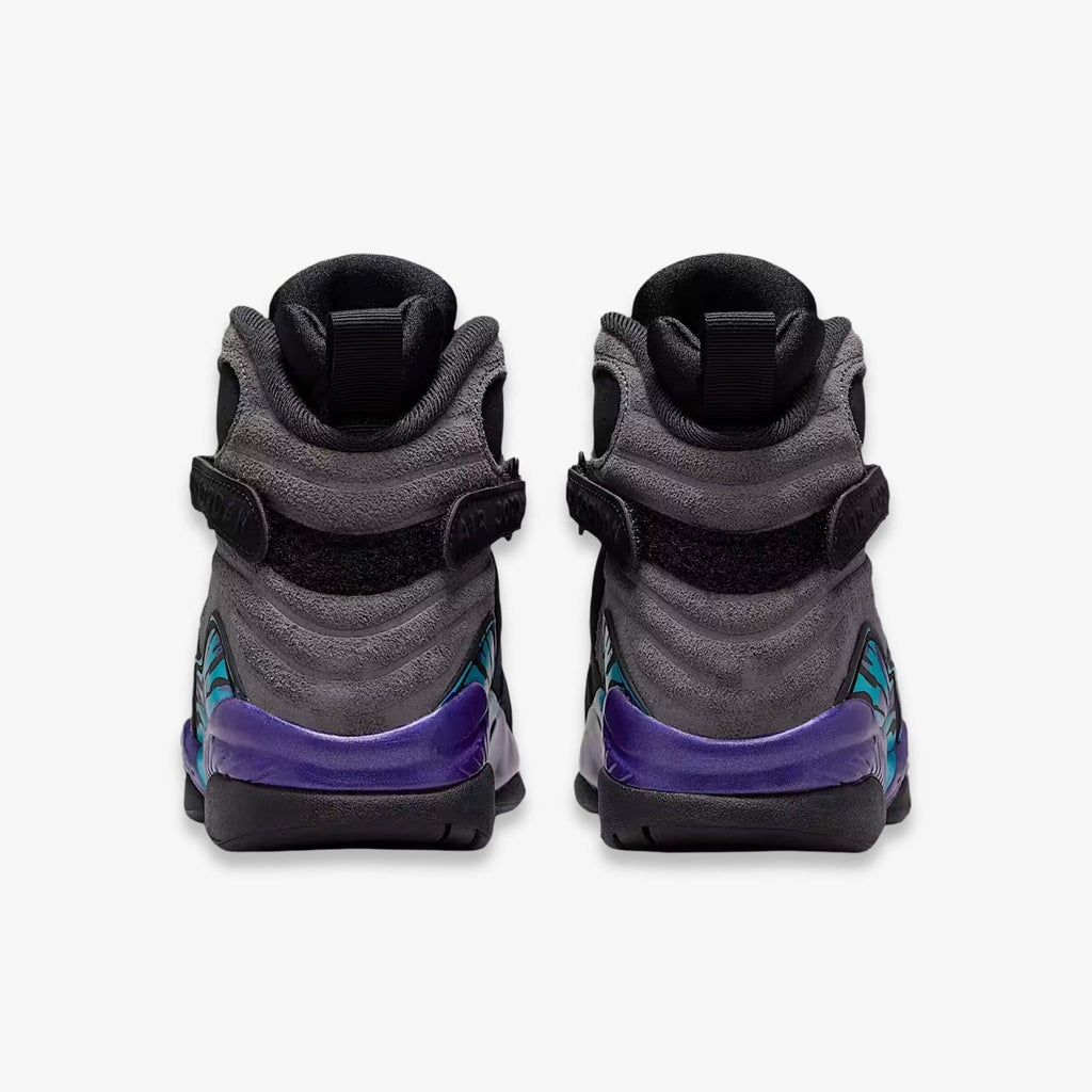 Nike Air Jordan 8 Retro GS Boys Shoes Size 4, Color: Black/Multicolored