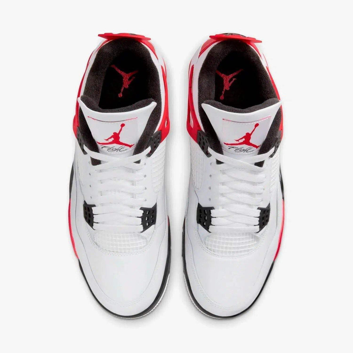 Nike Men’s Air Jordan 4 Retro ‘Red Cement’ (2023), White/Fire Red/Black/Neutral Grey