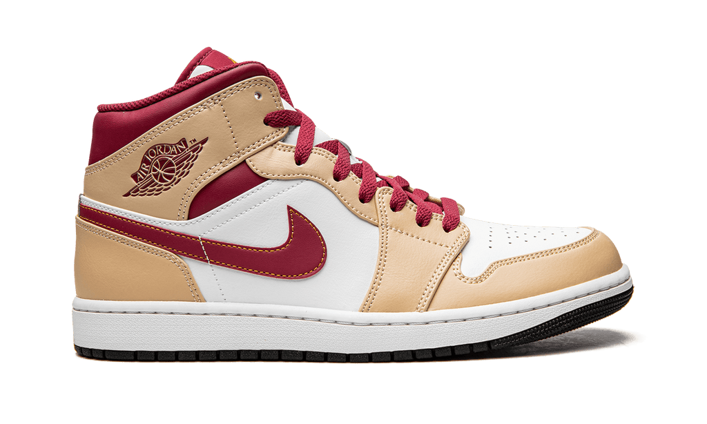JORDAN MENS Air Jordan 1 Mid "Light Curry" 554724 201 554724 201 from Stadium Goods