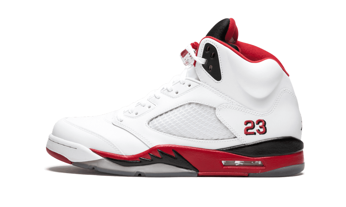 JORDAN MENS Air Jordan 5 Retro "Fire Red" 136027 120 136027 120 from Stadium Goods