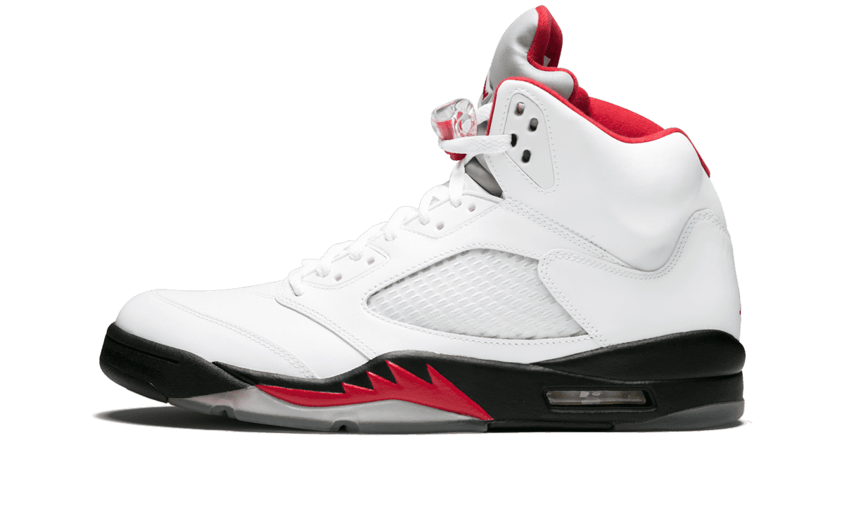 JORDAN MENS Air Jordan 5 Retro "Fire Red 2013" 136027 100 136027 100 from Stadium Goods