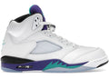 Men's Jordan 5 Retro OG White/New Emerald-Grape Ice (HQ7978 100) - 10