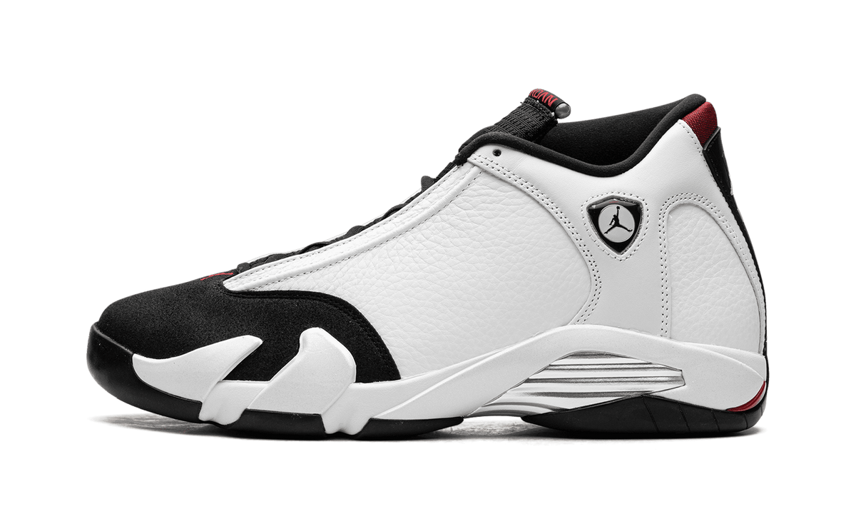 Jordan MENS Air Jordan 14 "Black Toe" 487471 160 from Stadium Goods