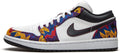 Jordan Mens Shoes Nike 1 Low Nothing But Net CZ8659-100 9 White/Dark Obsidian-team Red