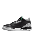 Men's Jordan 3 Retro Black/Green Glow-Wolf Grey (CT8532 031) - 9.5
