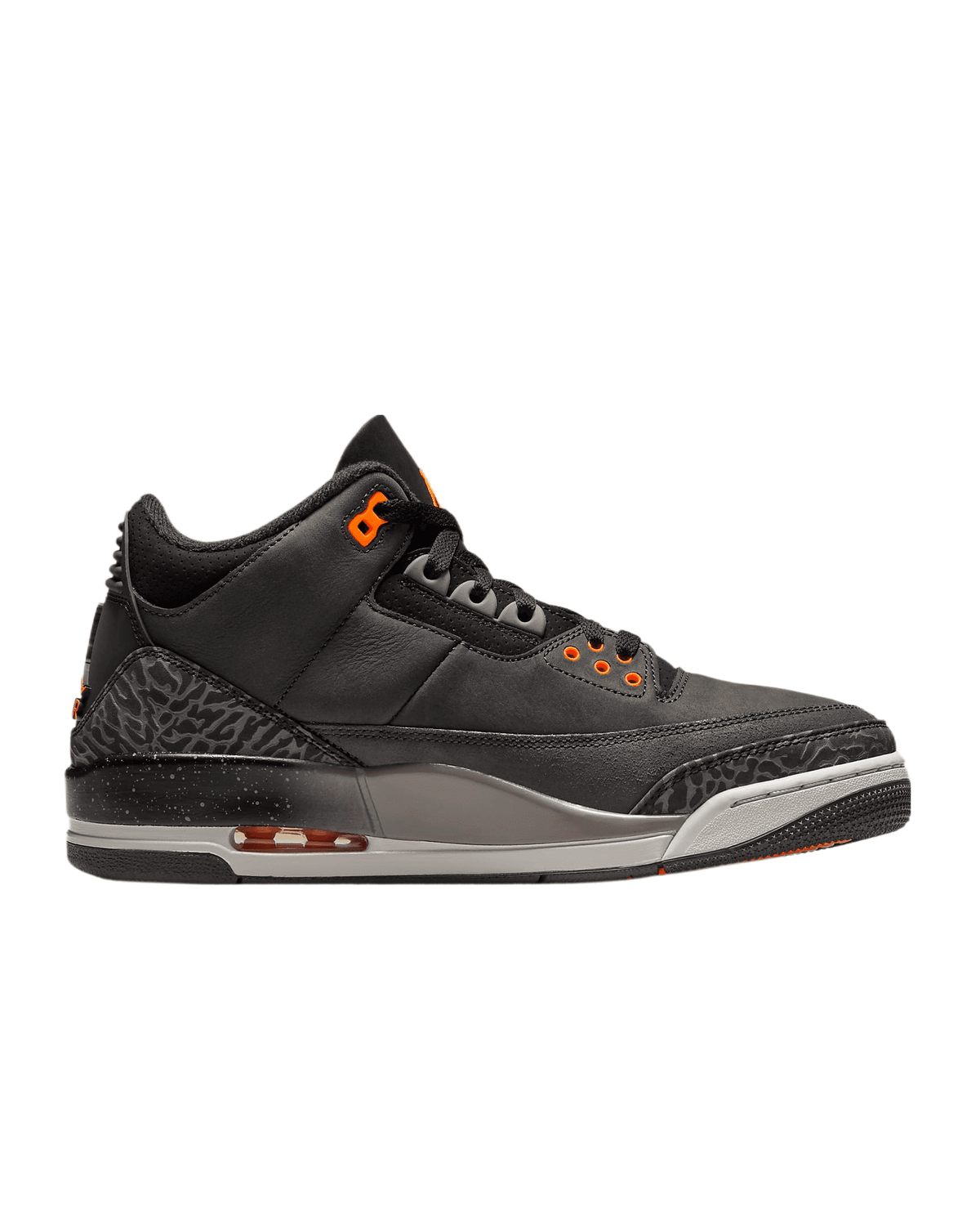 Men's Air Jordan 3 Retro "Fear" Sneaker Night Stadium / Total Orange CT8532-080, Size 9.5-US