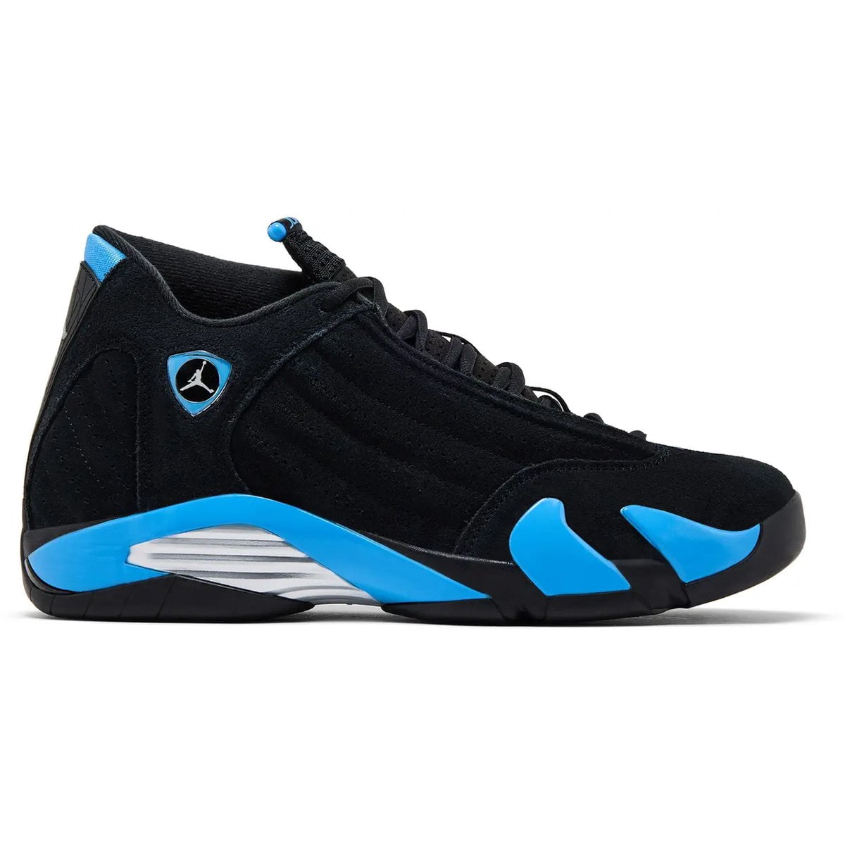 Air Jordan 14 Retro Men's Shoes Black/White-University Blue 487471-007