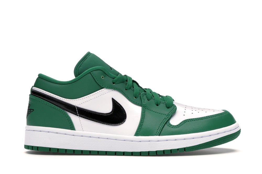 Nike Kids Grade School Air Jordan 1 Low "Pine Green" Basketball Shoe (4.5)