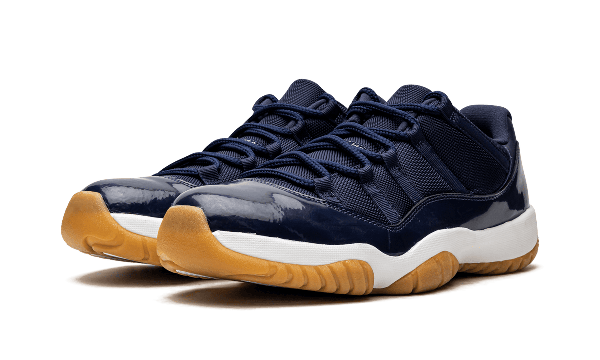 JORDAN MENS Air Jordan 11 Retro Low "Navy/Gum" 528895 405 528895 405 from Stadium Goods