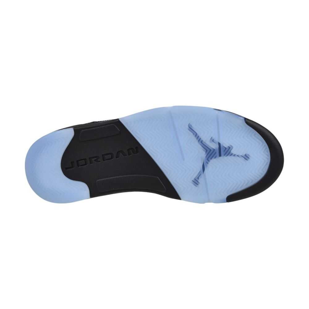 Air Jordan 5 Retro Men's Shoes Black/University Blue dd0587-008