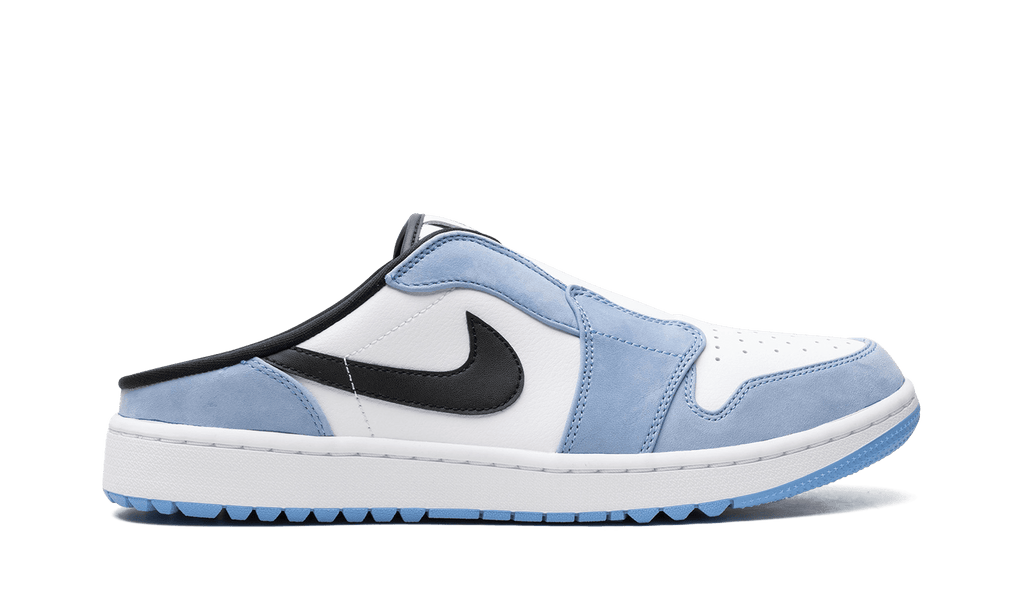 JORDAN MENS Air Jordan 1 Mule Golf "University Blue" FJ1214 400 from Stadium Goods