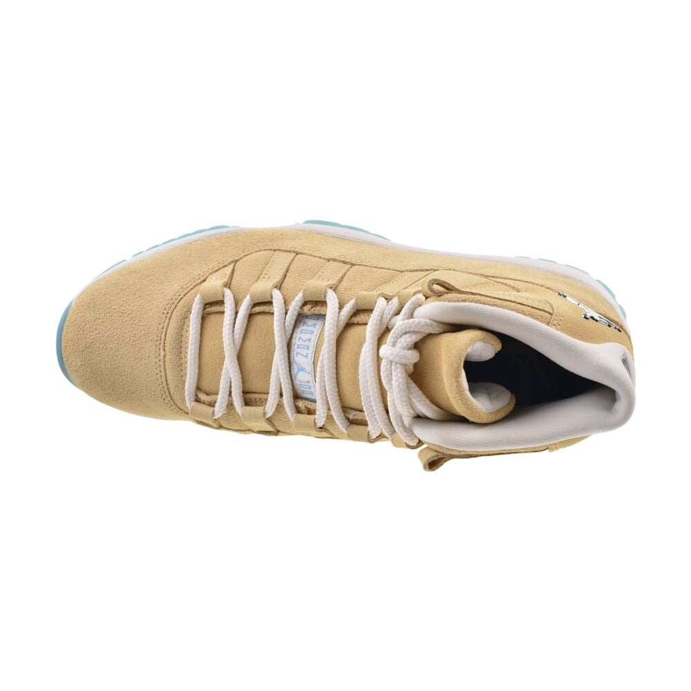 Nike Air Jordan 11 Retro Suede Mens Shoes Size 10, Color: Canvas/Metallic Silver