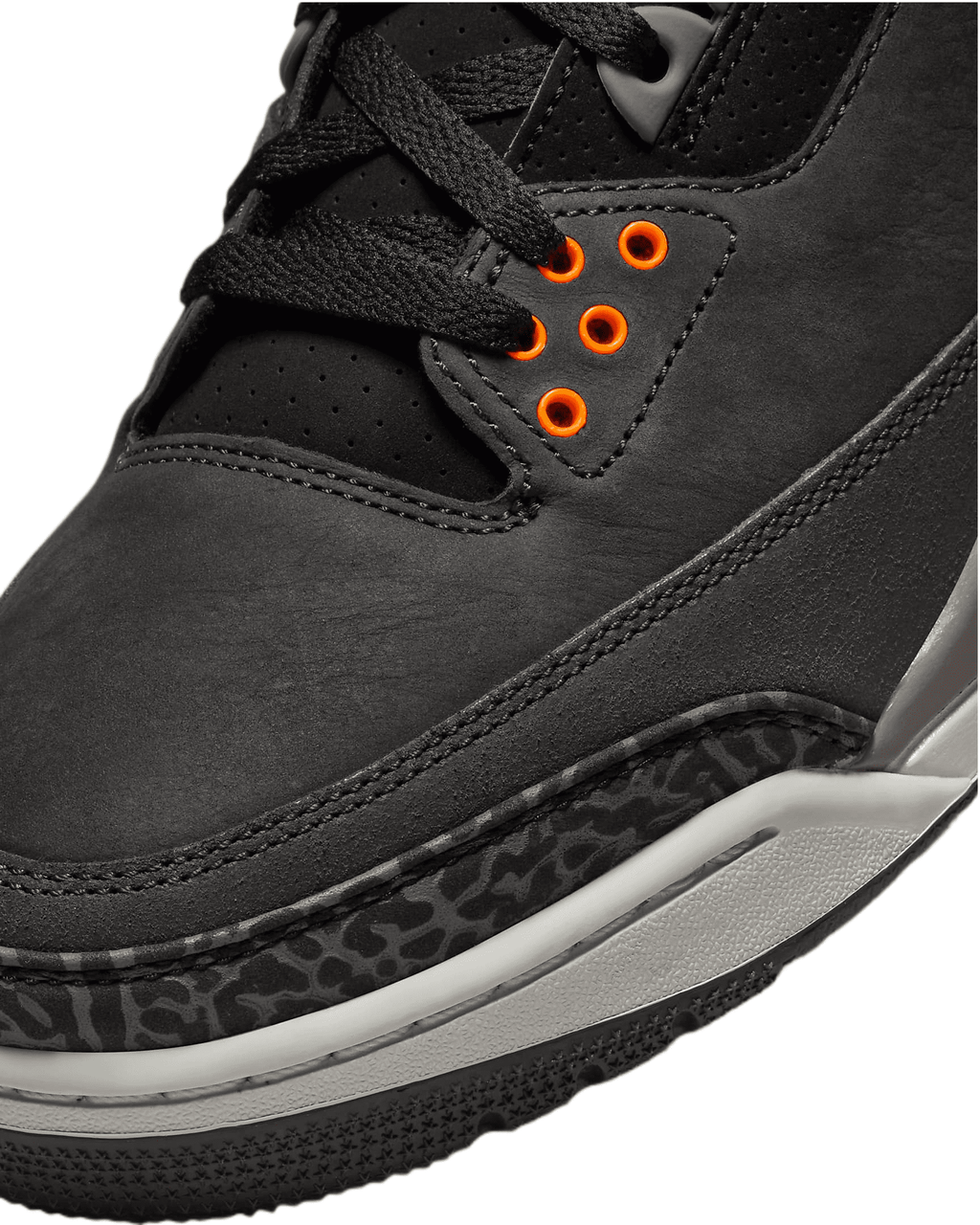 Men's Air Jordan 3 Retro "Fear" Sneaker Night Stadium / Total Orange CT8532-080, Size 9.5-US