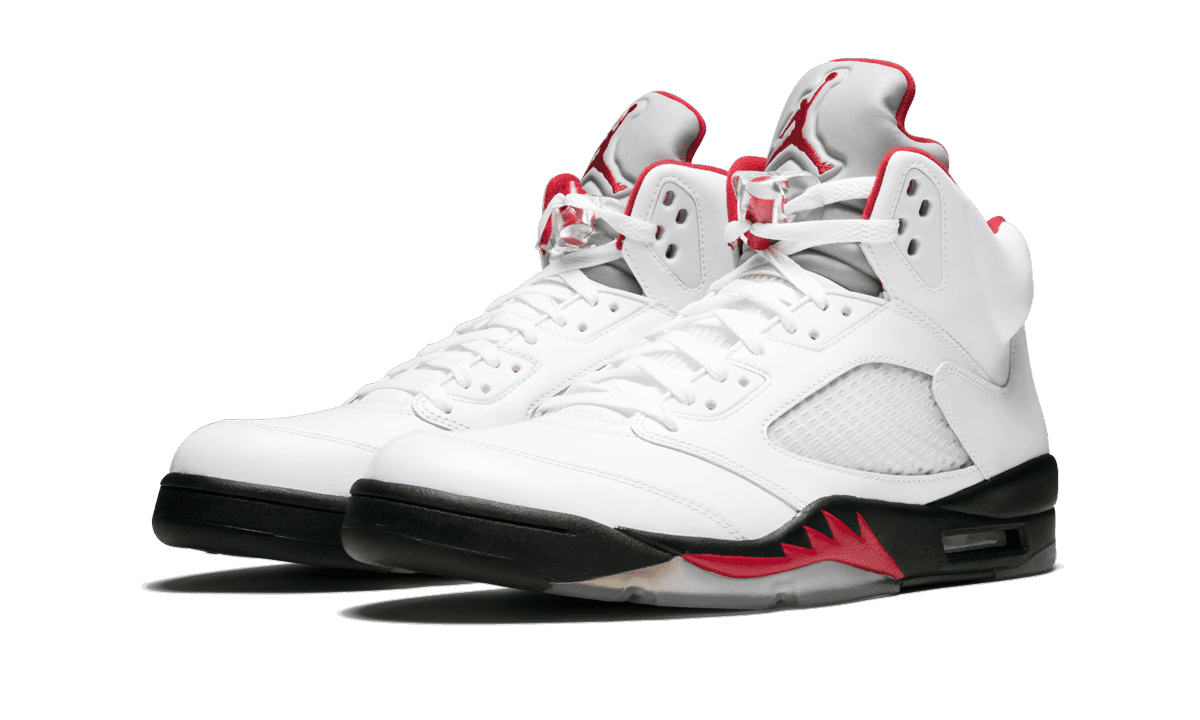 JORDAN MENS Air Jordan 5 Retro "Fire Red 2013" 136027 100 136027 100 from Stadium Goods