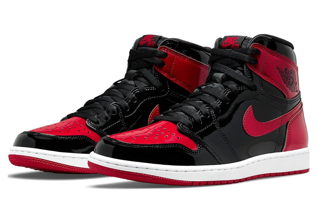 [555088-063] Men's Jordan 1 Retro High OG Patent Bred