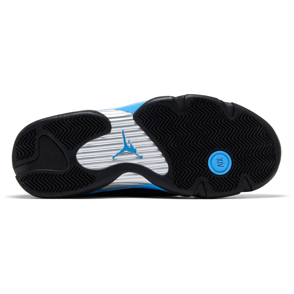 Air Jordan 14 Retro Men's Shoes Black/White-University Blue 487471-007